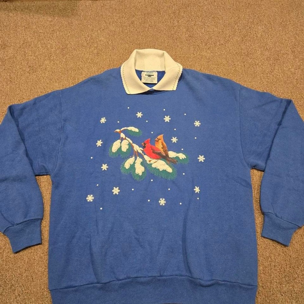 Women's Vintage Cardinal Winter Sweatshirt Gopher Sport L Made in USA